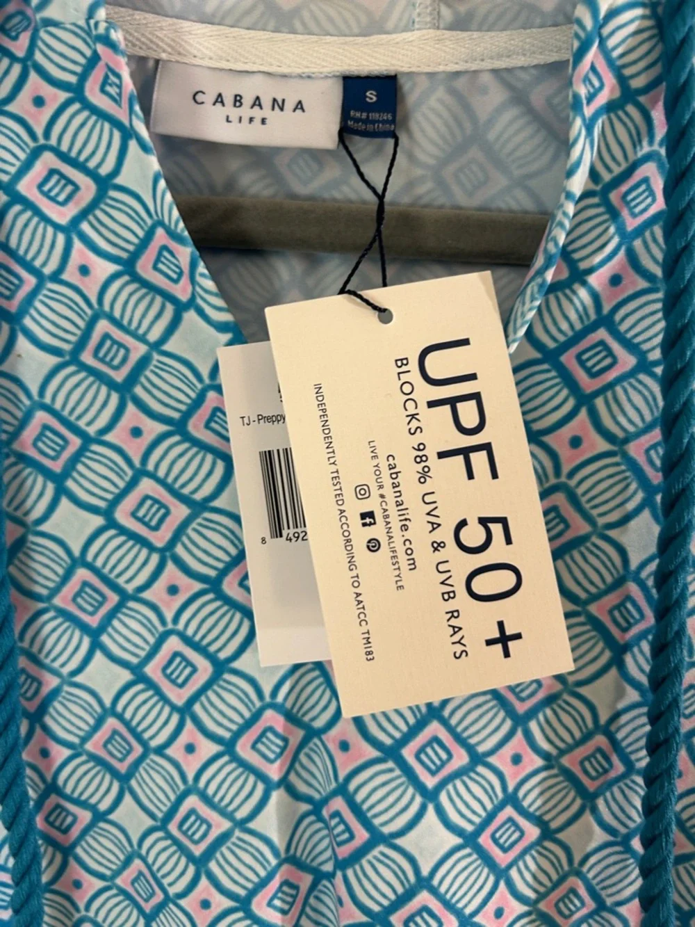 NWT Cabana Life Brand Swim Coverup